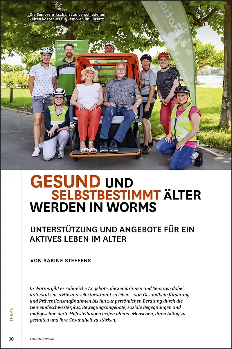 Innenseite »Worms 2025« - Heimatjahrbuch