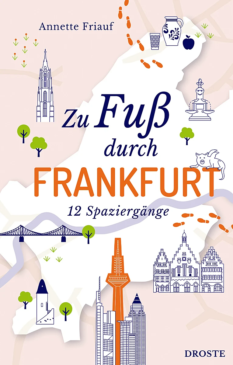 Buchcover »Zu Fuß durch Frankfurt«