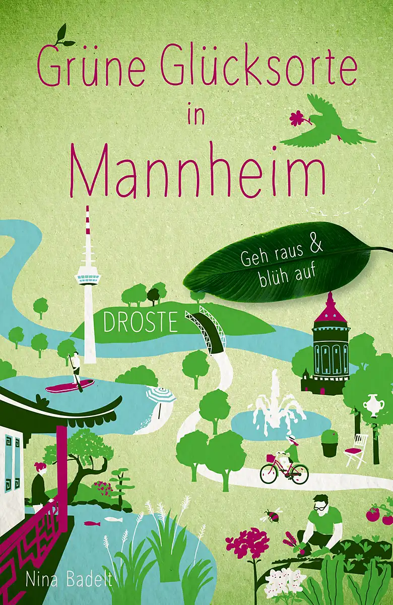 Buchcover »Grüne Glücksorte Mannheim«