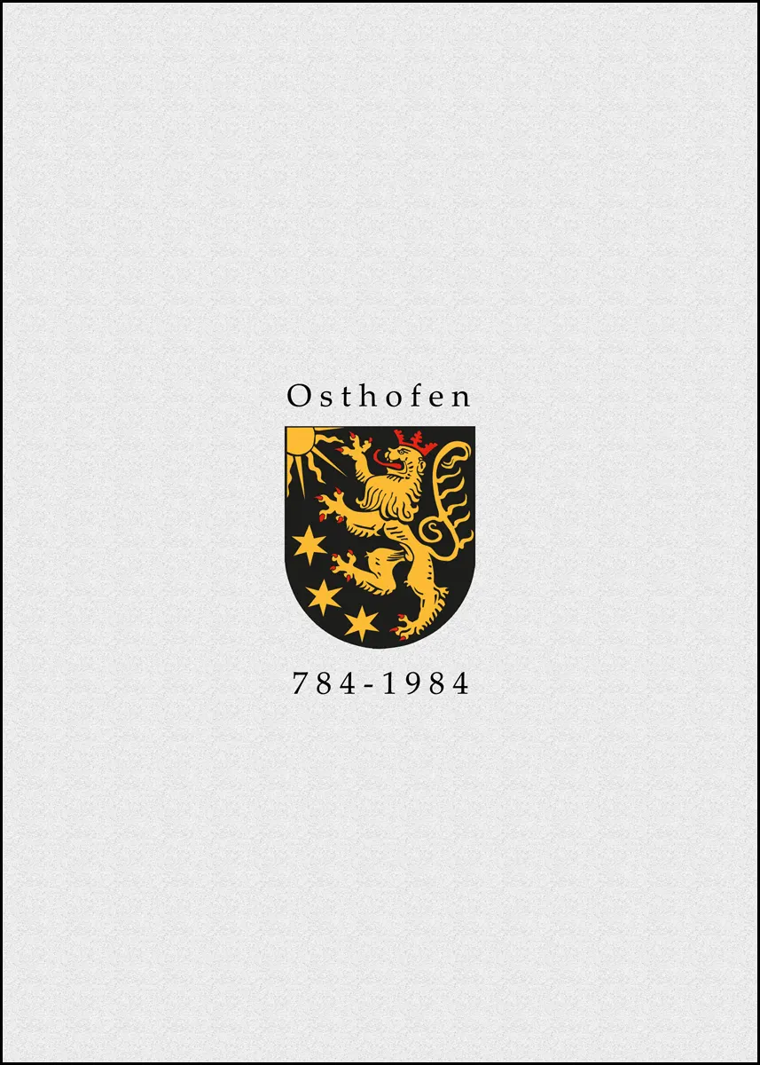 Buchcover »Chronik Stadt Osthofen« Buchcover »Chronik Stadt Osthofen«