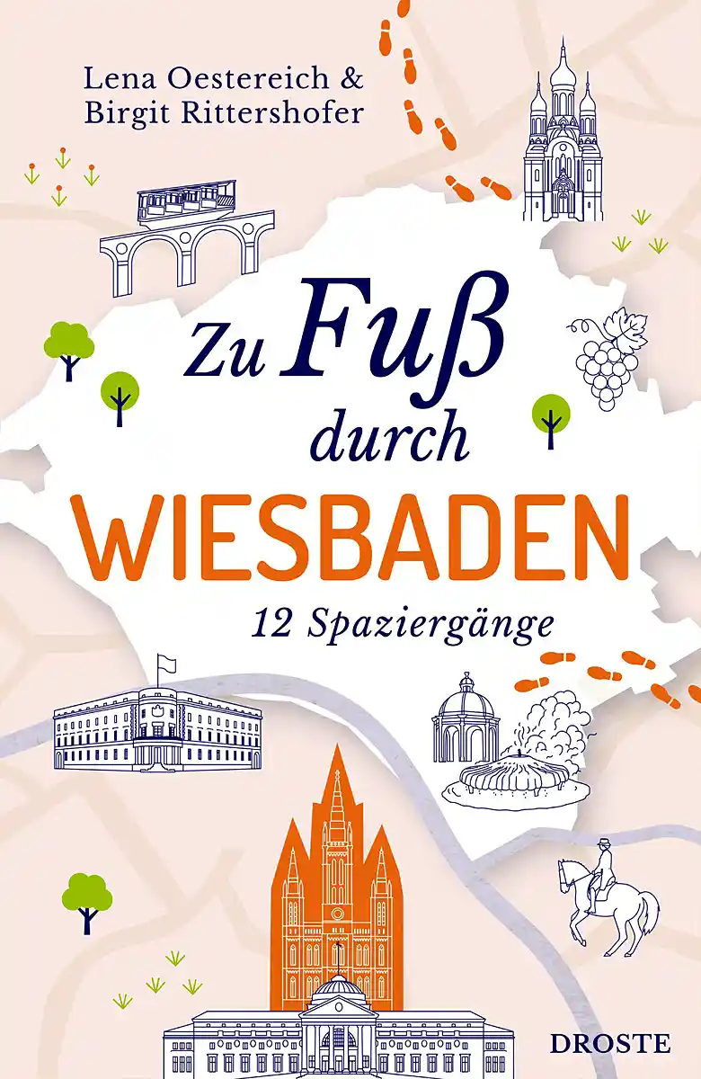 Buchcover »Zu Fuß durch Wiesbaden«