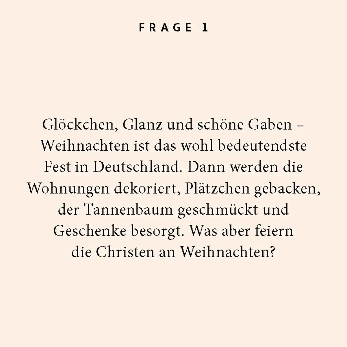 Karten »Weihnachten-Quiz Innen 1« Karten »Weihnachten-Quiz Innen 1«